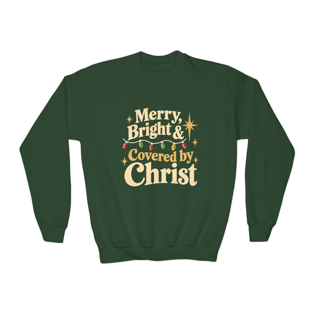 Youth Crewneck Sweatshirt Merry & Bright'