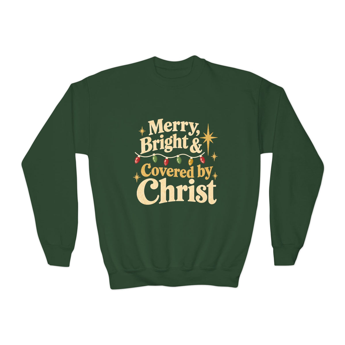 Youth Crewneck Sweatshirt Merry & Bright'