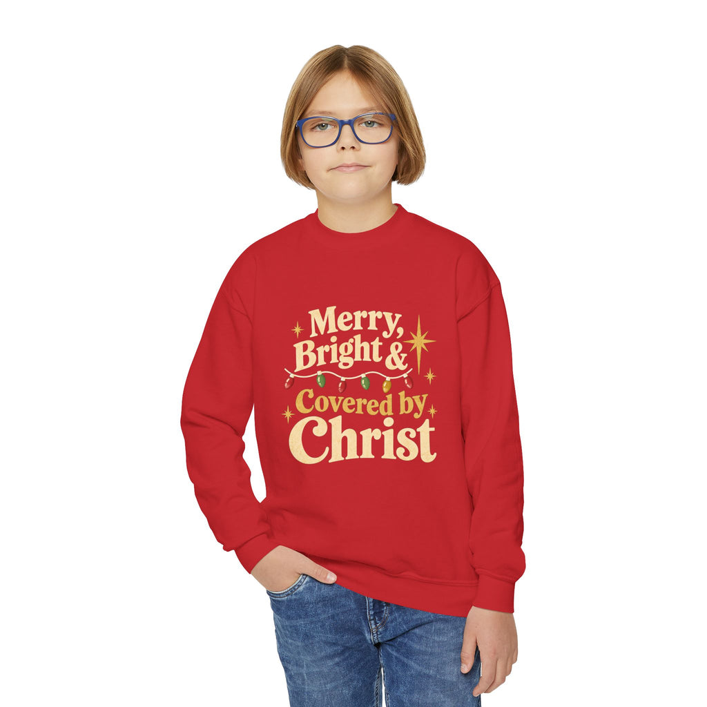 Youth Crewneck Sweatshirt Merry & Bright'
