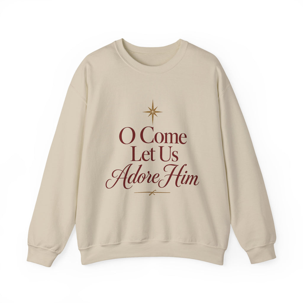 O Come Let Us Adore Him' Crewneck