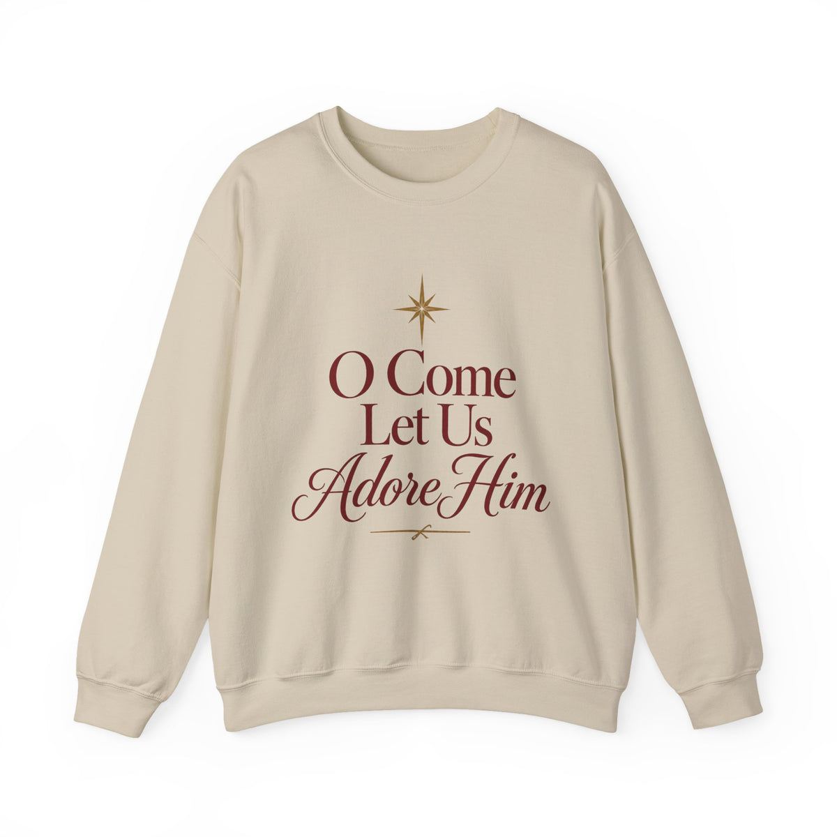 O Come Let Us Adore Him' Crewneck