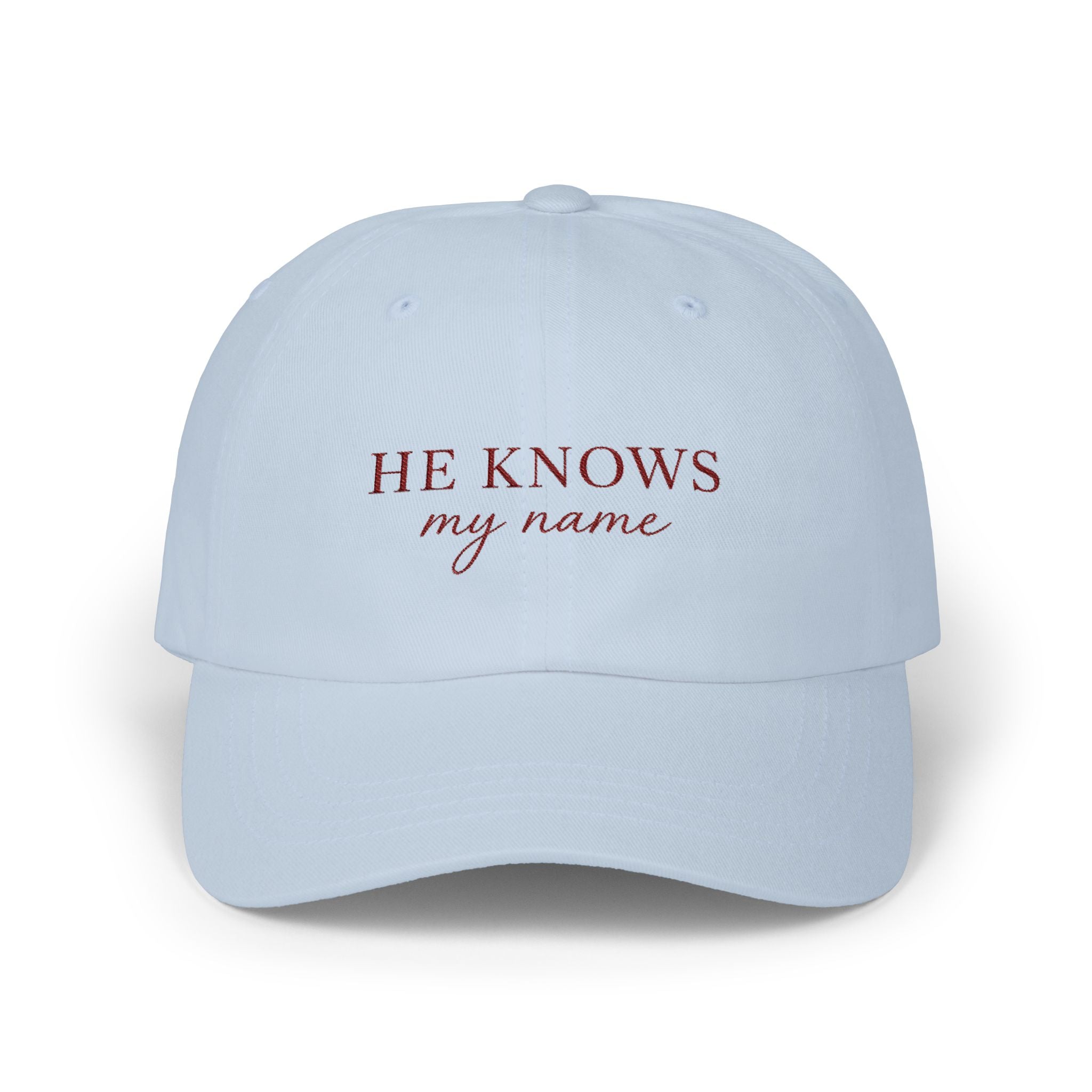 He Knows My Name Unisex Cap