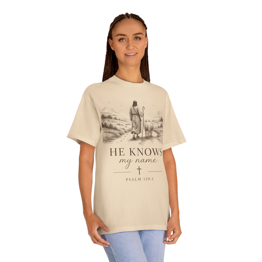 He Knows My Name Unisex Classic Tee