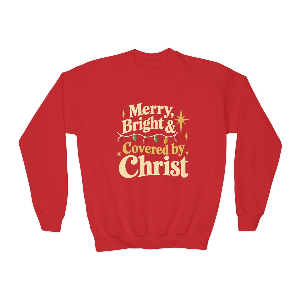 Youth Crewneck Sweatshirt Merry & Bright'