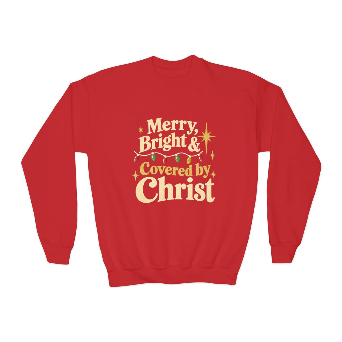 Youth Crewneck Sweatshirt Merry & Bright'