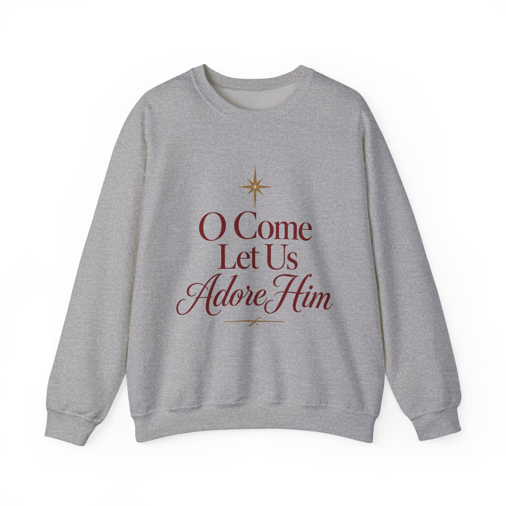 O Come Let Us Adore Him' Crewneck