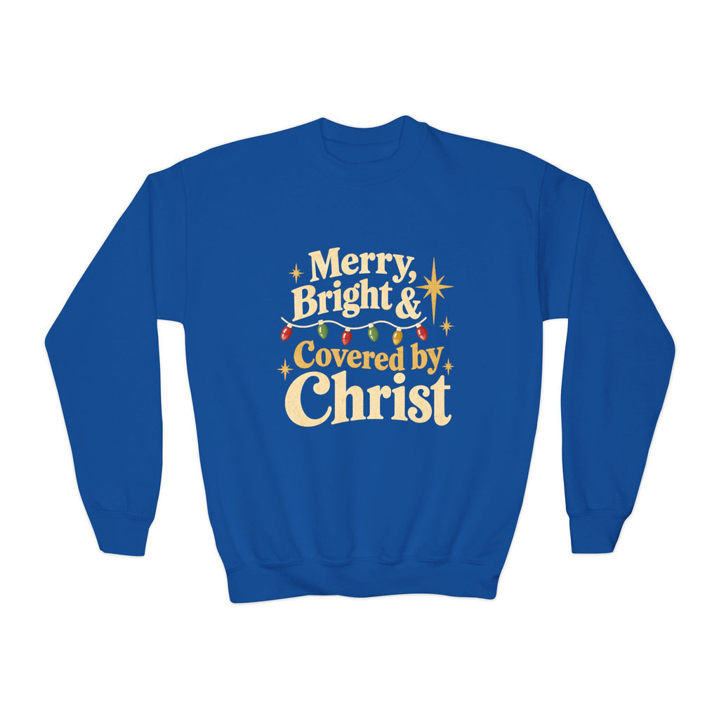 Youth Crewneck Sweatshirt Merry & Bright'