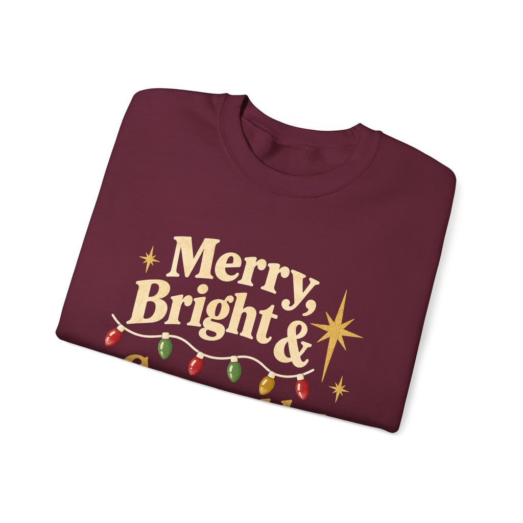 Merry & Bright'  Crewneck