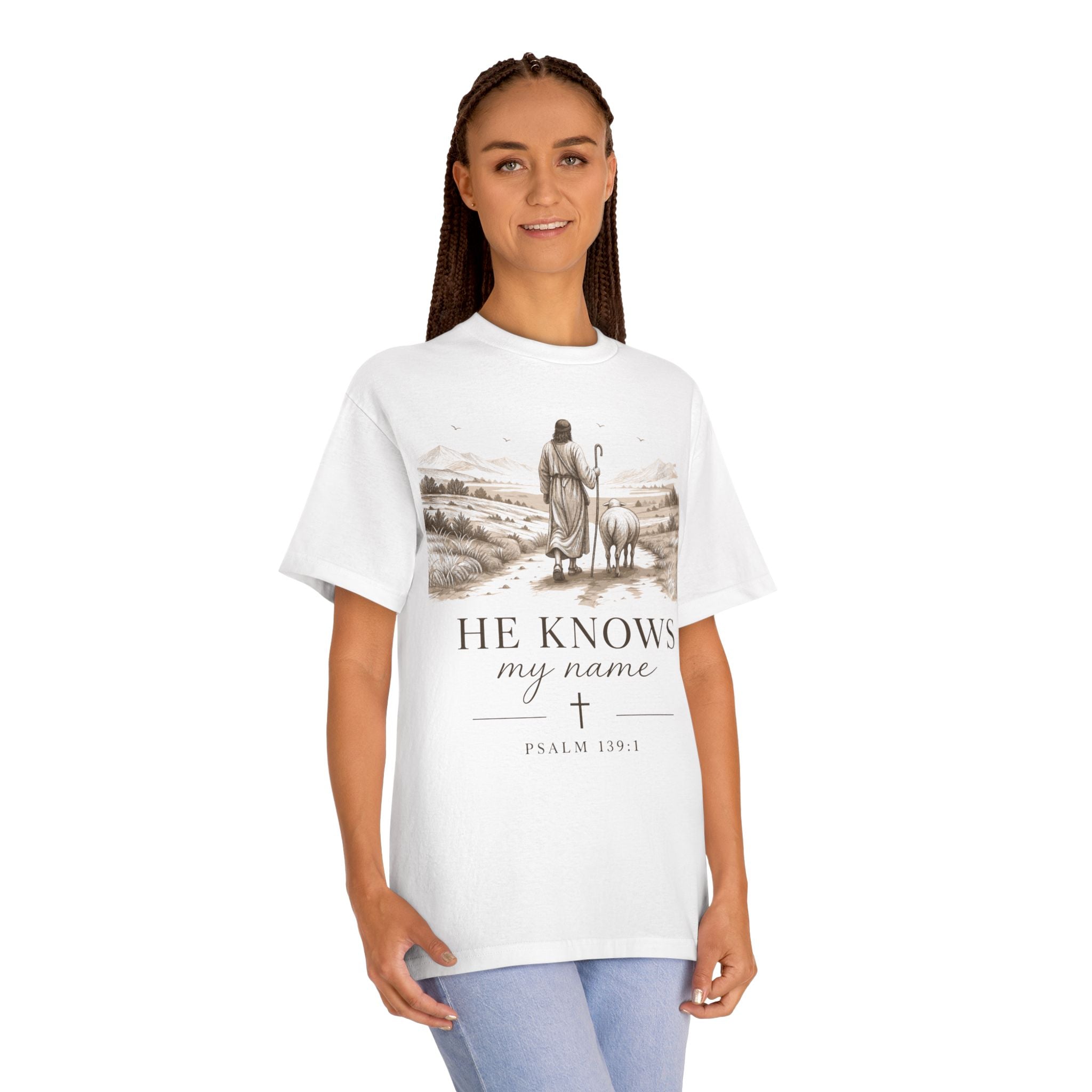 He Knows My Name Unisex Classic Tee