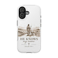 He Knows My Name Magnetic Impact resistant Phone Case