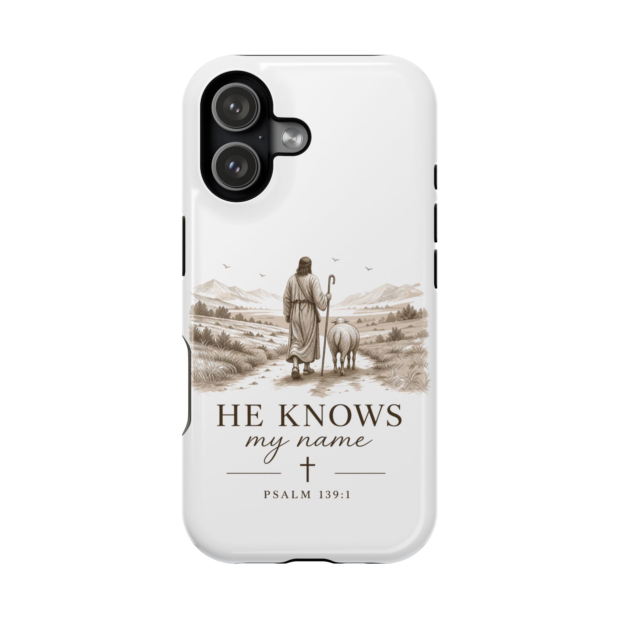 He Knows My Name Magnetic Impact resistant Phone Case