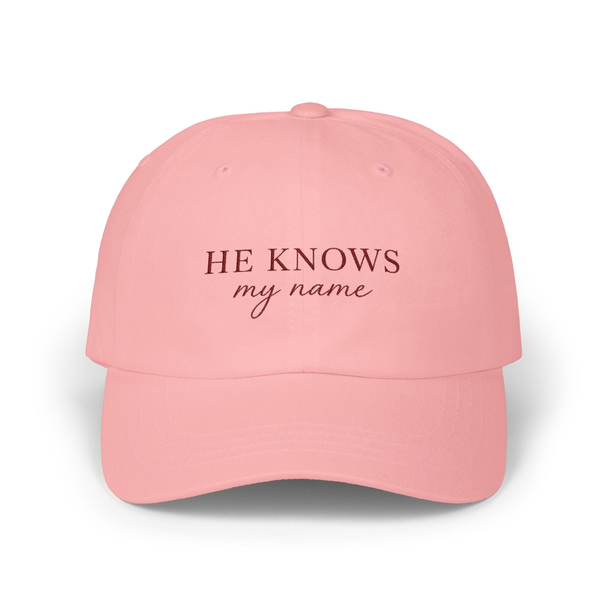 He Knows My Name Unisex Cap
