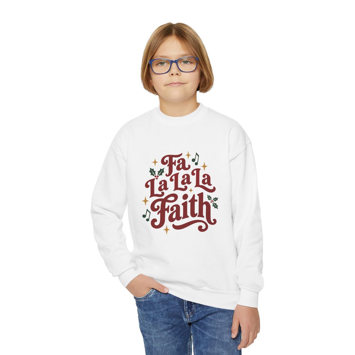 Youth Crewneck Sweatshirt Falala Faith