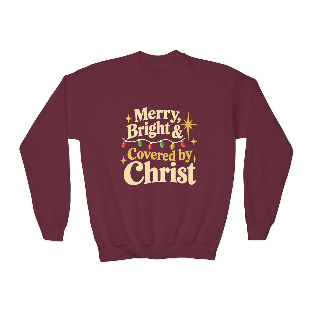 Youth Crewneck Sweatshirt Merry & Bright'