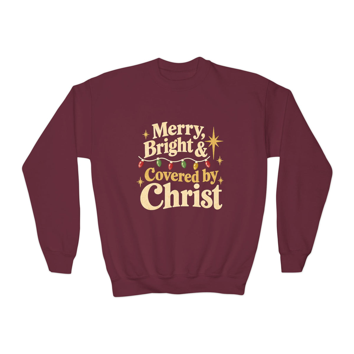Youth Crewneck Sweatshirt Merry & Bright'