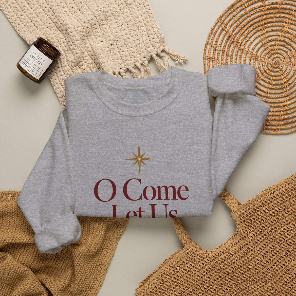 O Come Let Us Adore Him' Crewneck
