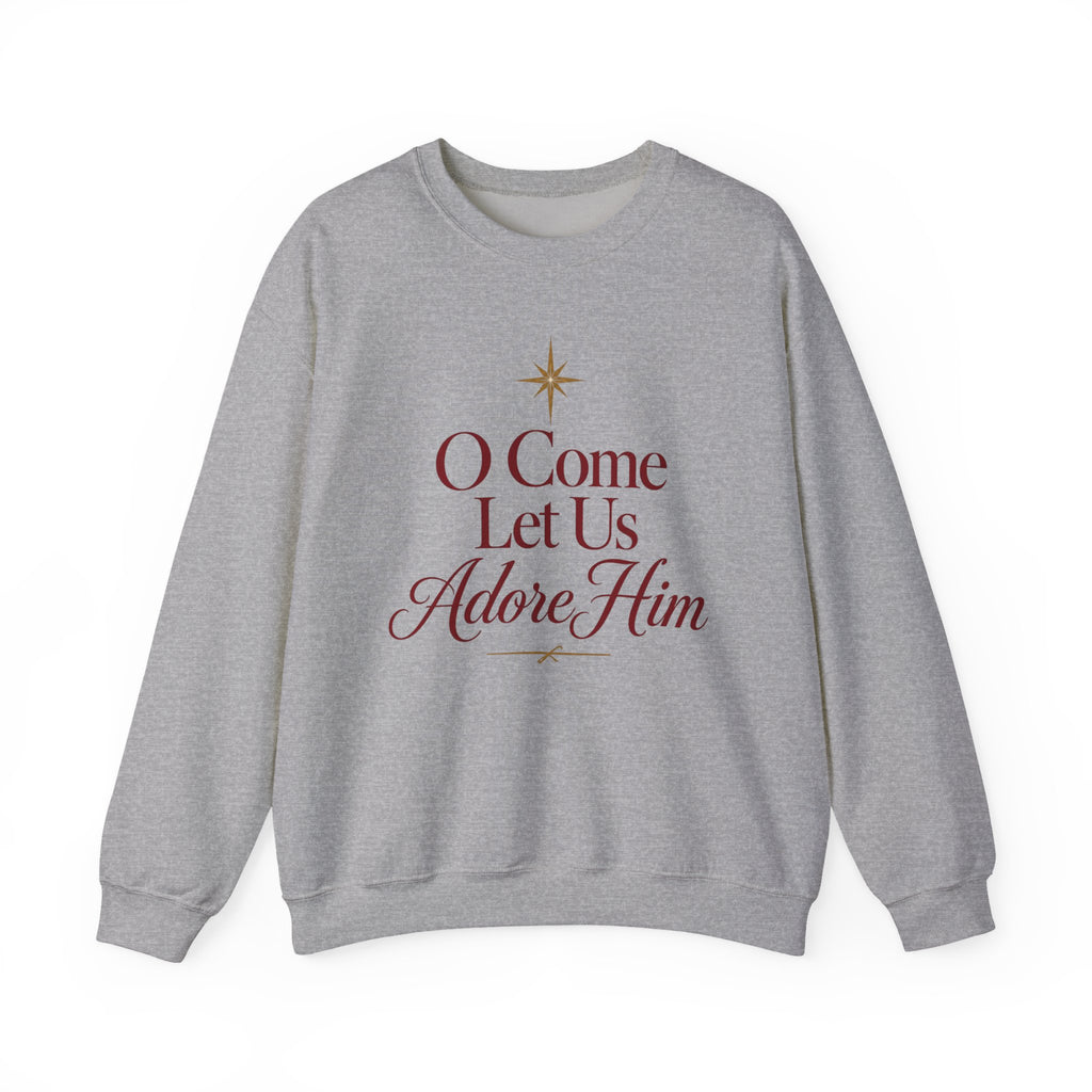 O Come Let Us Adore Him' Crewneck
