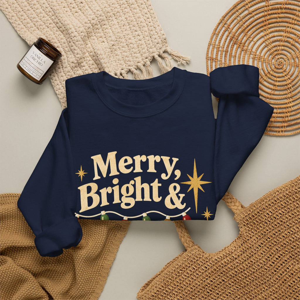 Merry & Bright'  Crewneck