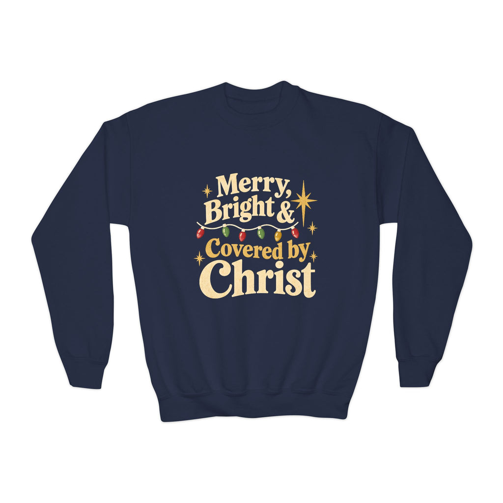 Youth Crewneck Sweatshirt Merry & Bright'