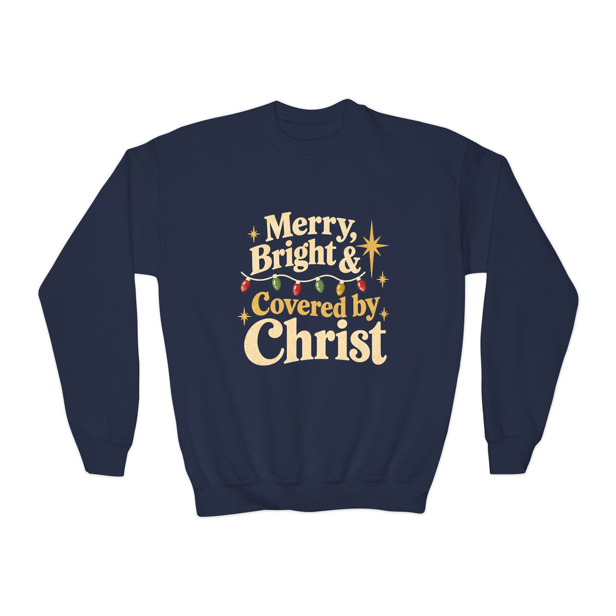 Youth Crewneck Sweatshirt Merry & Bright'