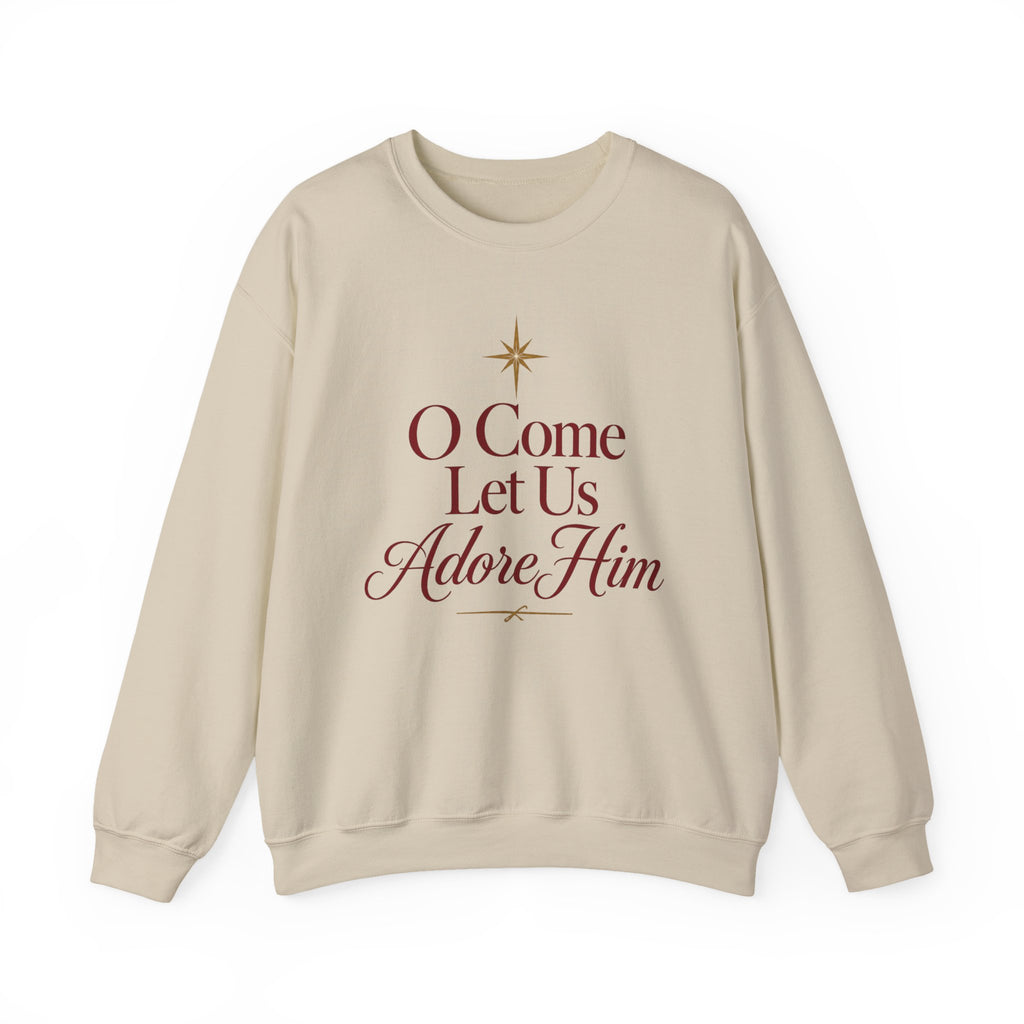O Come Let Us Adore Him' Crewneck