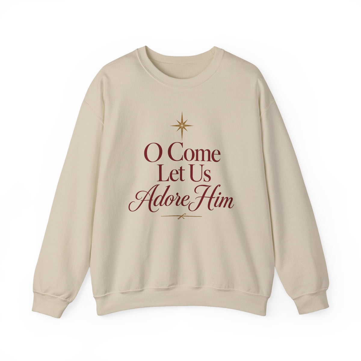 O Come Let Us Adore Him' Crewneck
