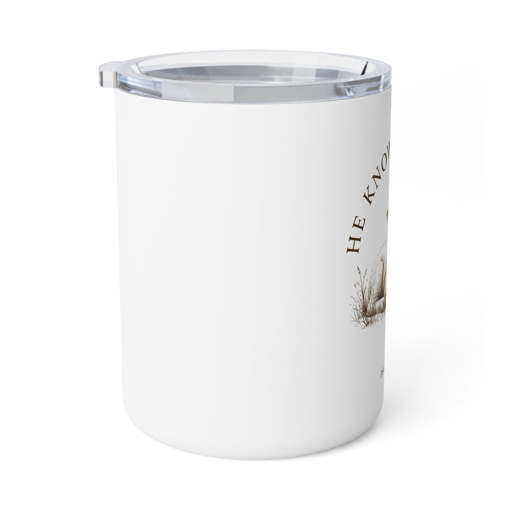 He Knows My Name To-Go Coffee Mug, 10oz