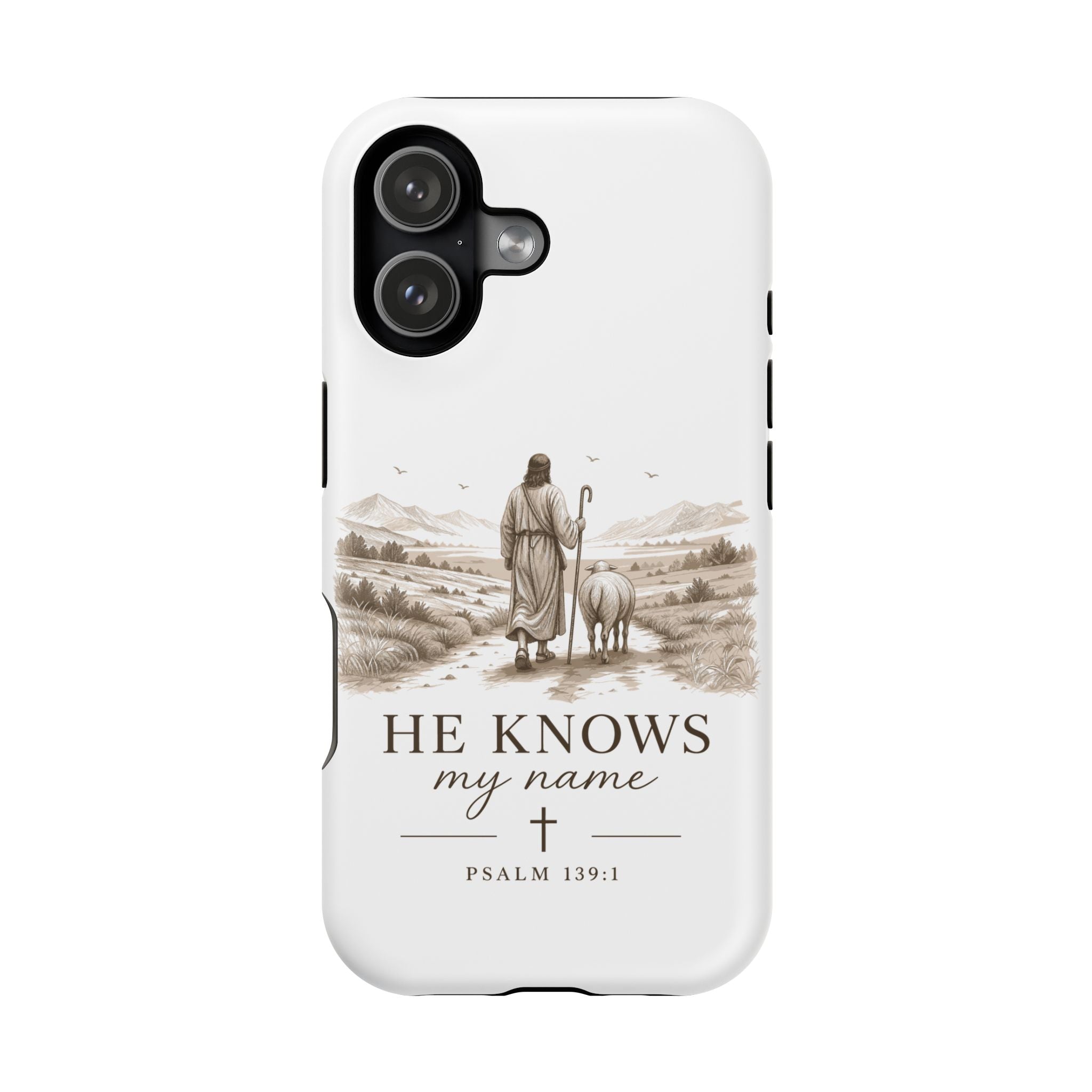 He Knows My Name Magnetic Impact resistant Phone Case