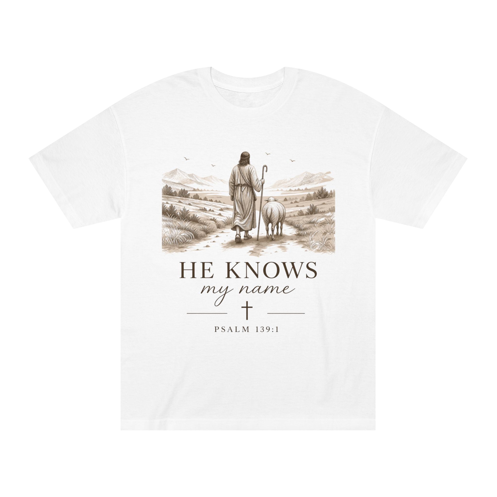 He Knows My Name Unisex Classic Tee